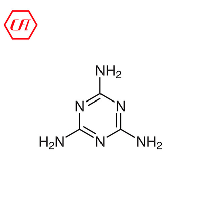 Le produit chimique de Cas 108-78-1 de mélamine saupoudrent la qualité 99,8 C3H6N6