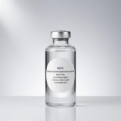 MOS méthyltris ((méthyléthylcetoxime) silane 99% Pureté Agent de liaison croisée Liquide clair incolore CAS 22984-54-9